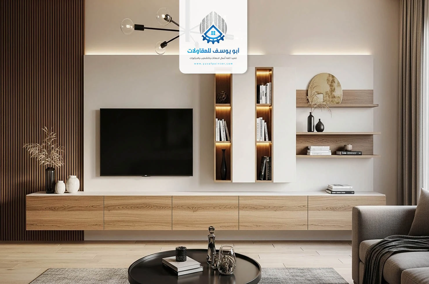 ديكور شاشة كيرف الرياض