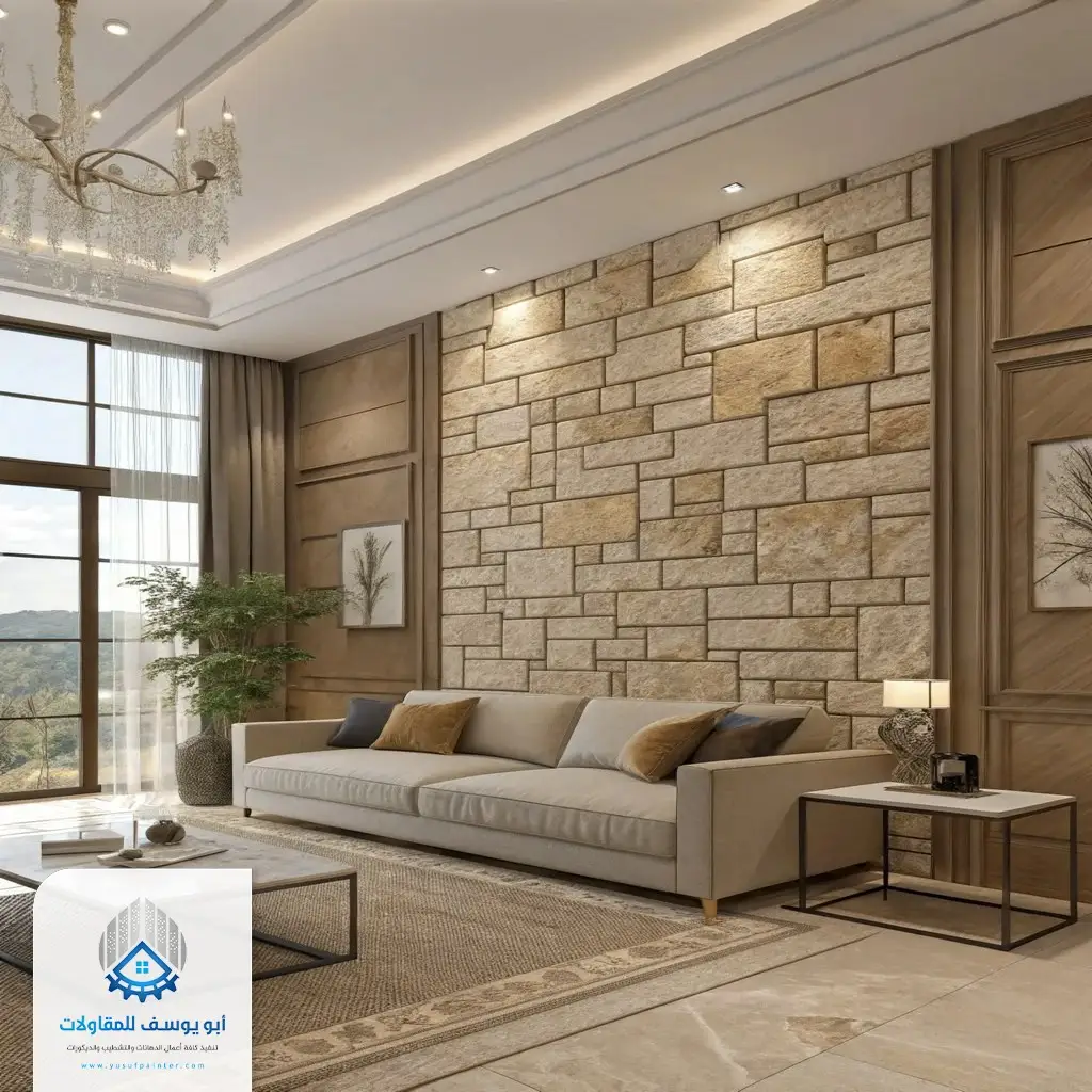 ديكور بديل الحجر حي الياسمين
