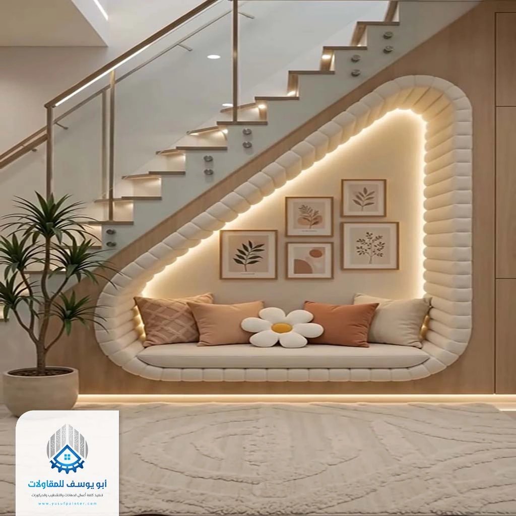 ديكورات تحت درج المنزل الرياض